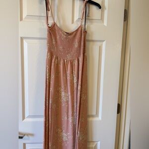 Forever 21 Floral Pink Maxi Dress
